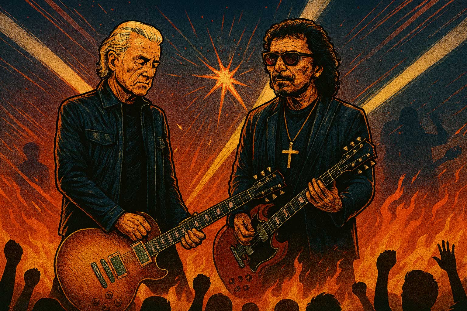 Jimmy Page vs Tony Iommi – The Battle of Heavy Origins