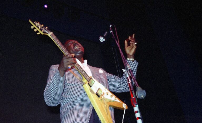 Albert King at the Fillmore East, October 1968.