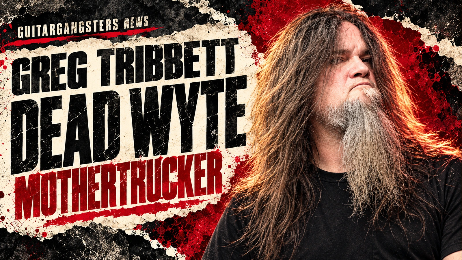Editorial illustration of Greg Tribbett with Dead Wyte and MotherTrucker headlines.