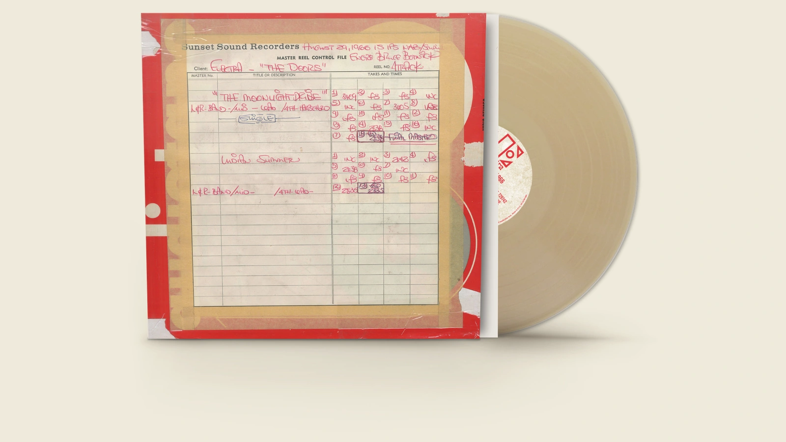 The Doors’ 1966 Sessions record and sleeve.