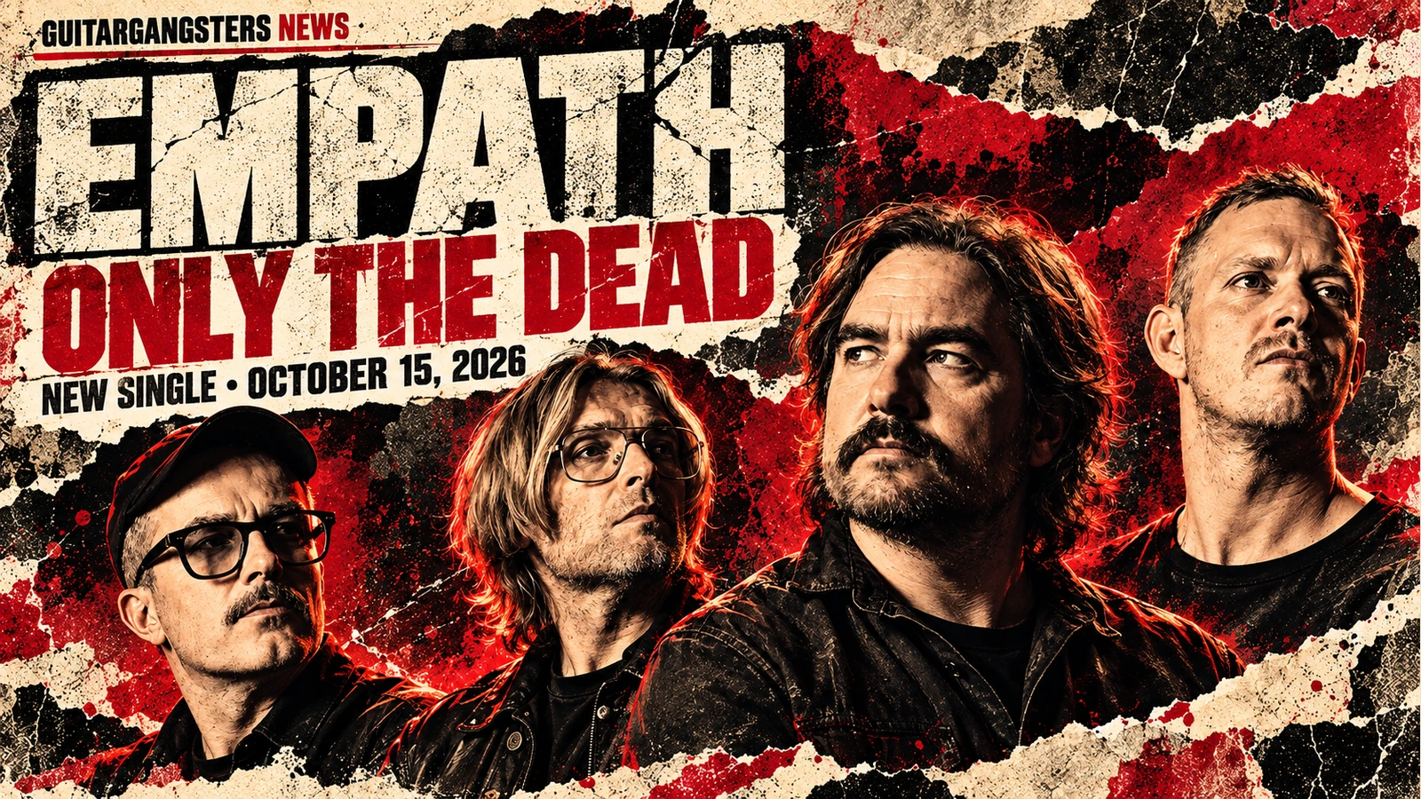 Editorial illustration of Danish band EMPATH for Only The Dead.