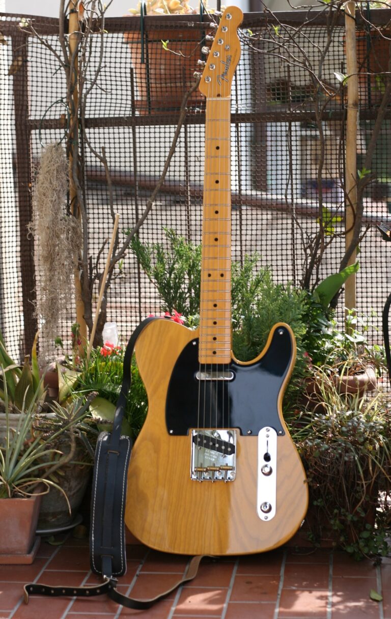A American Vintage '52 Telecaster, Fender Telecaster, shown in full.