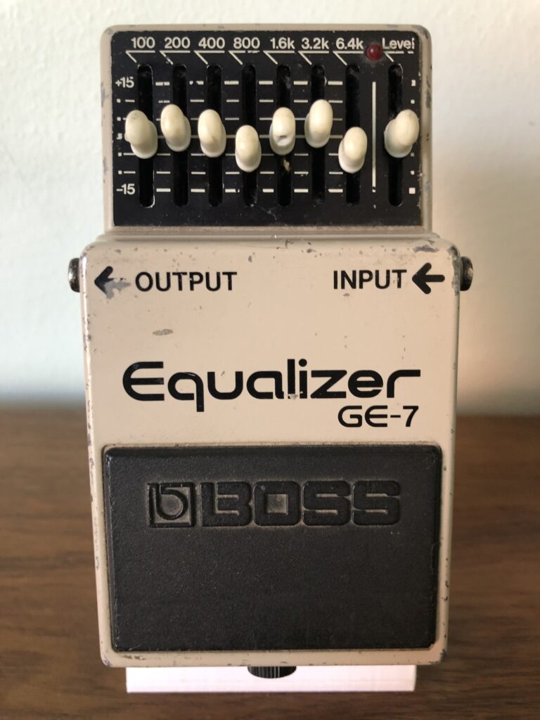 Boss GE-7 Equalizer pedal.