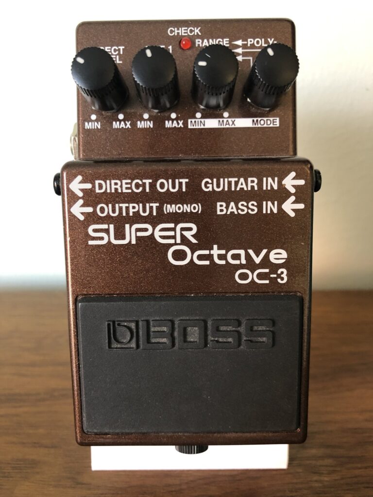 Boss OC-3 Super Octave pedal.