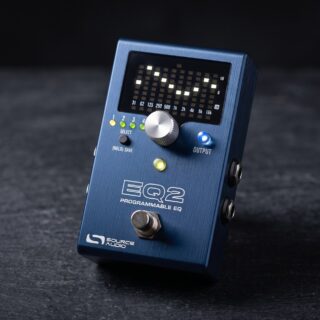 AI-generated product illustration of the Source Audio EQ2 Programmable Equalizer.