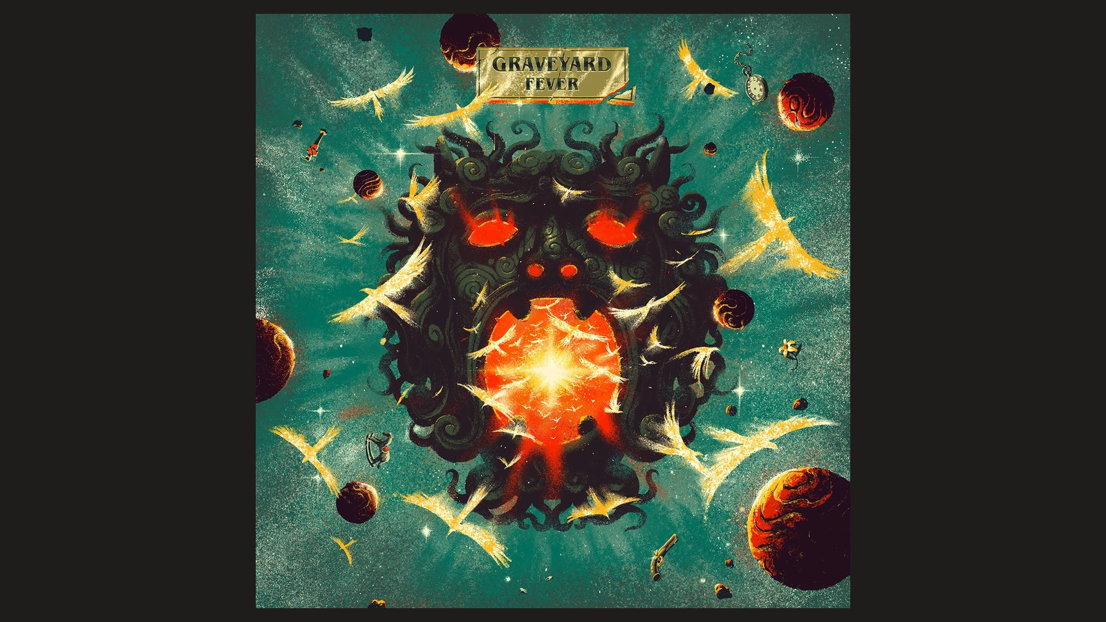 The original cover artwork for Graveyard’s album Fever