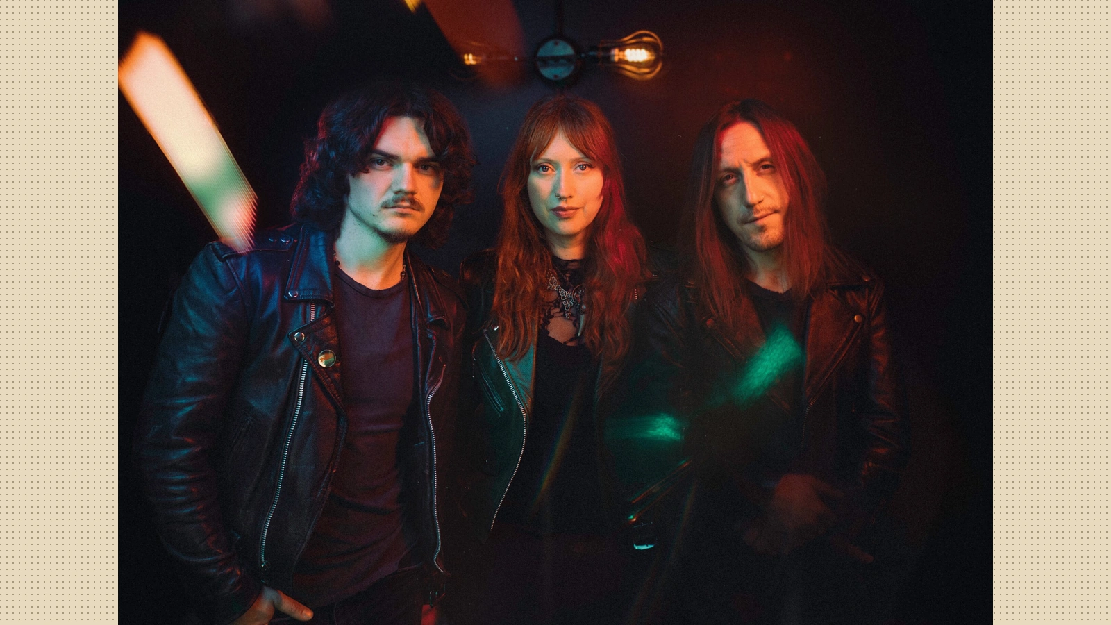 Hippie Death Cult’s three members in a promotional portrait