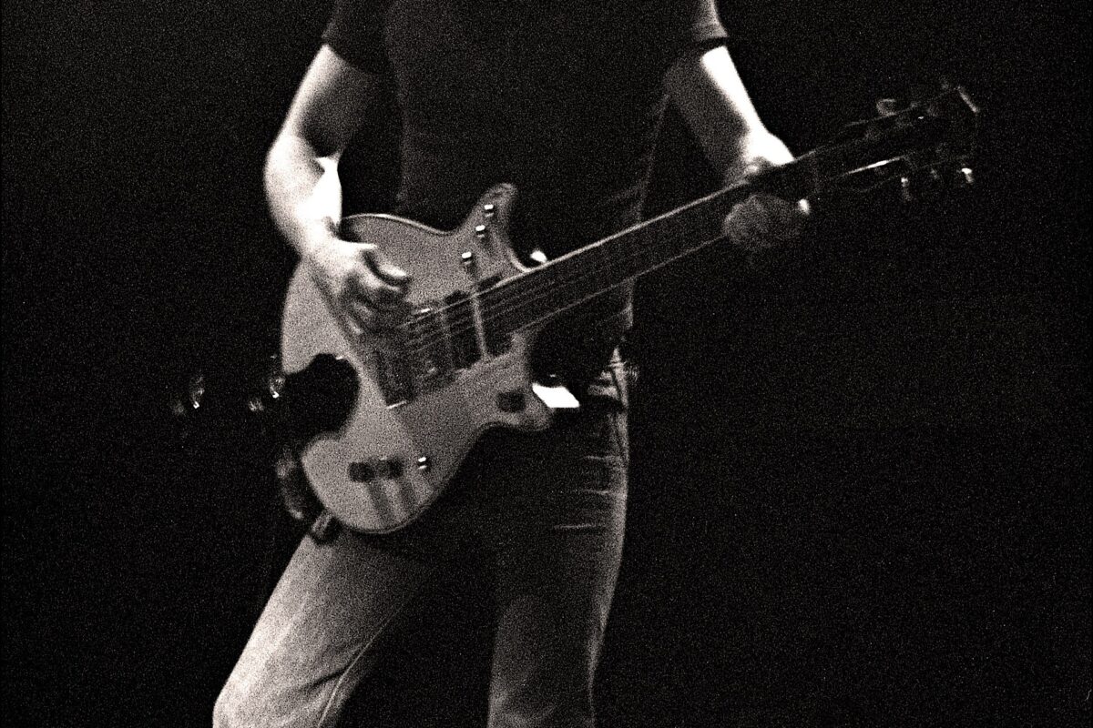 Malcolm Young on stage in 1982.
