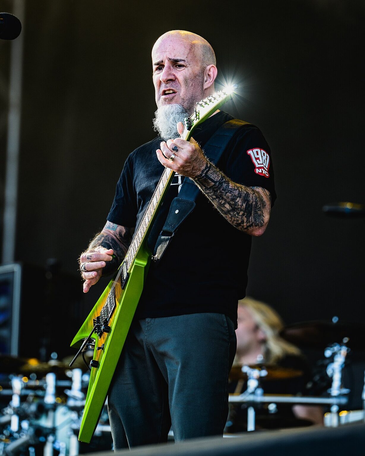 Scott Ian with Anthrax at Tons of Rock in Oslo, June 2026.