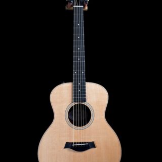 Complete Taylor GS Mini-e QS acoustic guitar, a 2013 limited-edition GS Mini variant, photographed by David Wirth.