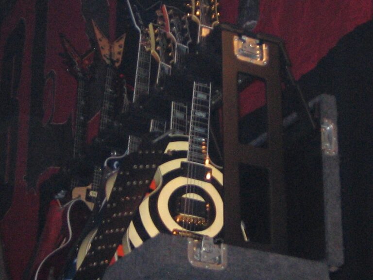 Zakk Wylde's bullseye Les Paul.