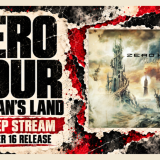 No Man’s Land EP artwork preserved within a Zero Hour release-news composition.